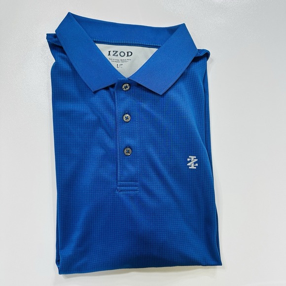 Izod Other - Izod Men's Golf Polo Shirt Size Large Royal Blue